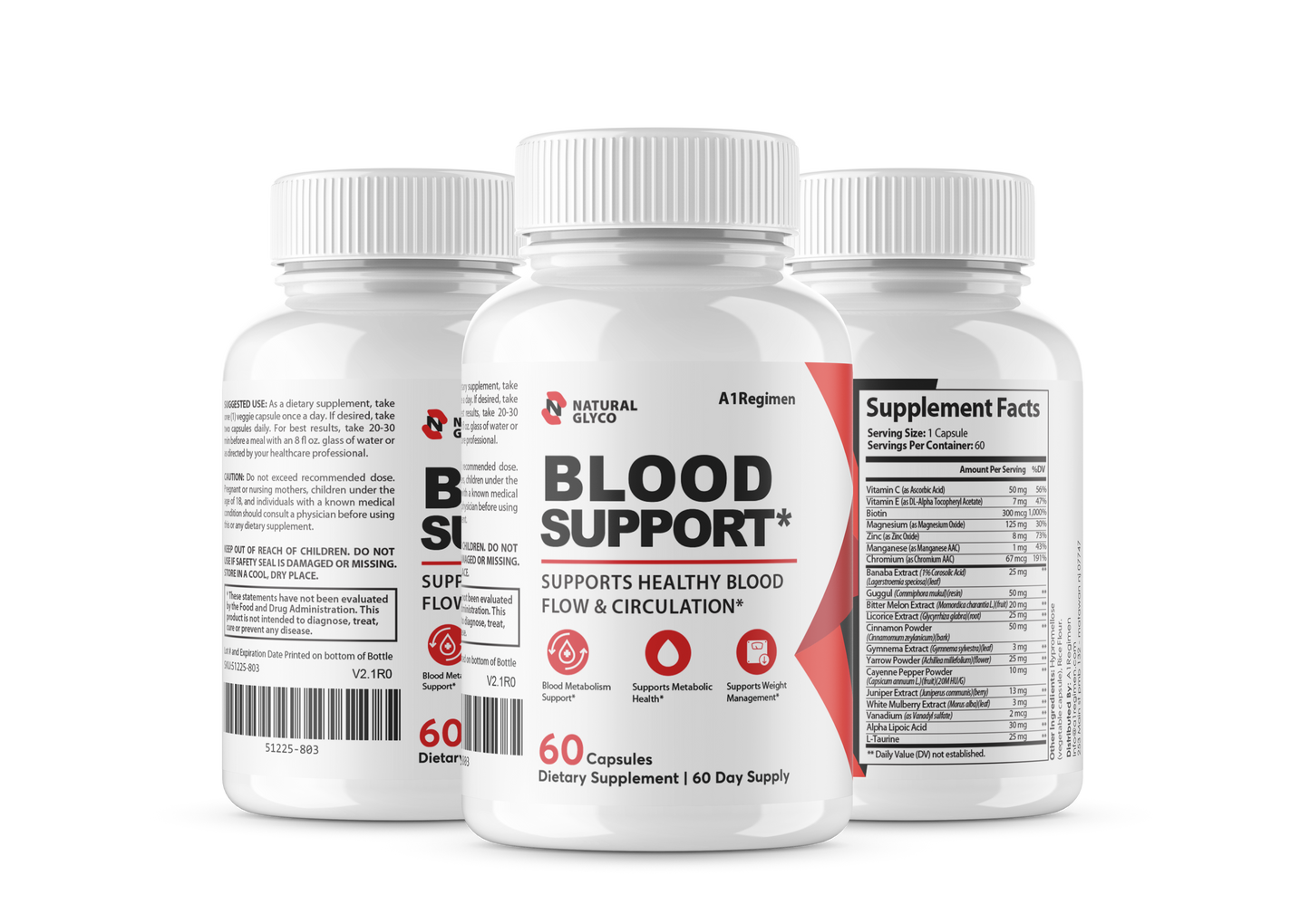 (2 pack) Natural Glyco Blood Support Balance