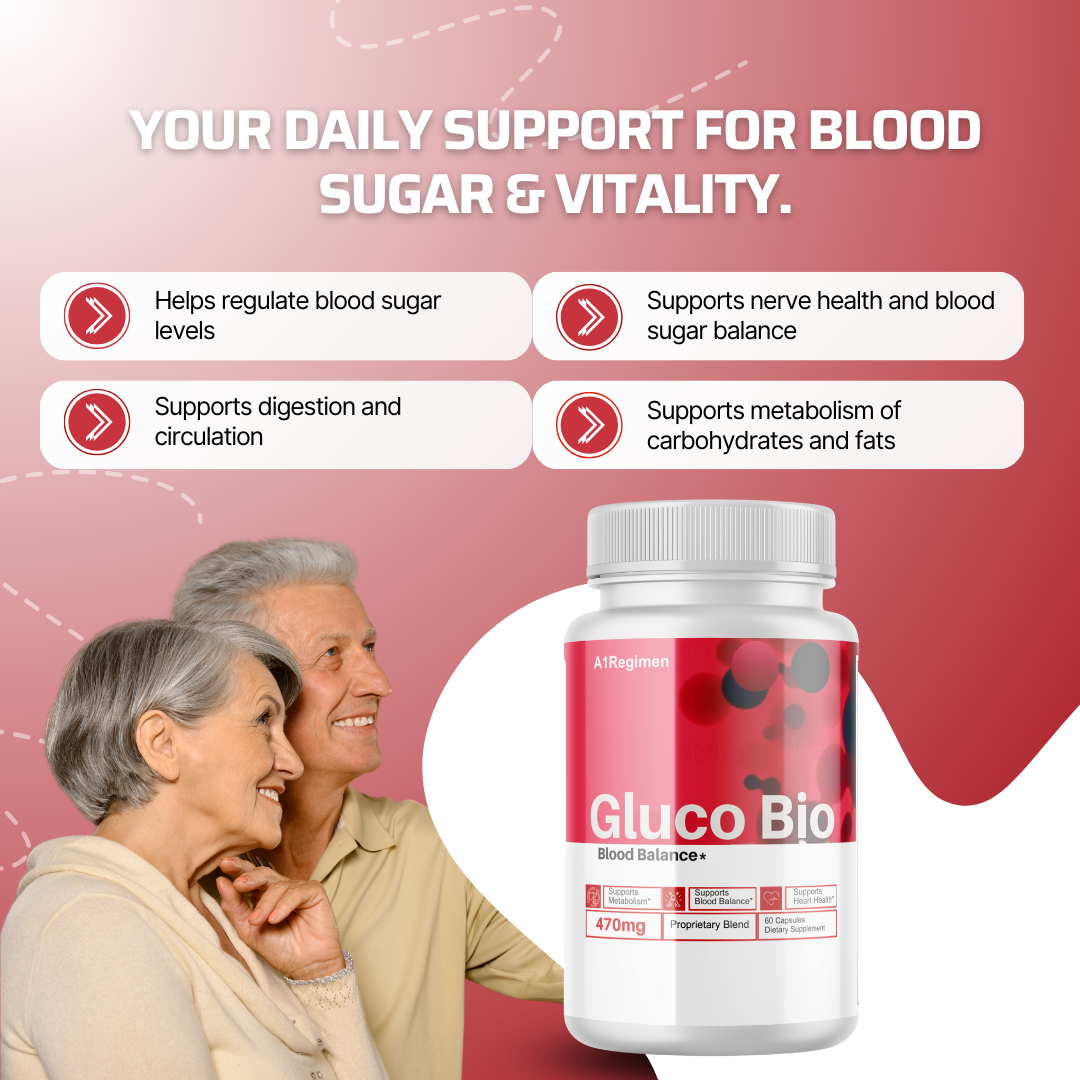 GlucoBio Blood sugar Health Support Metabolism Booster