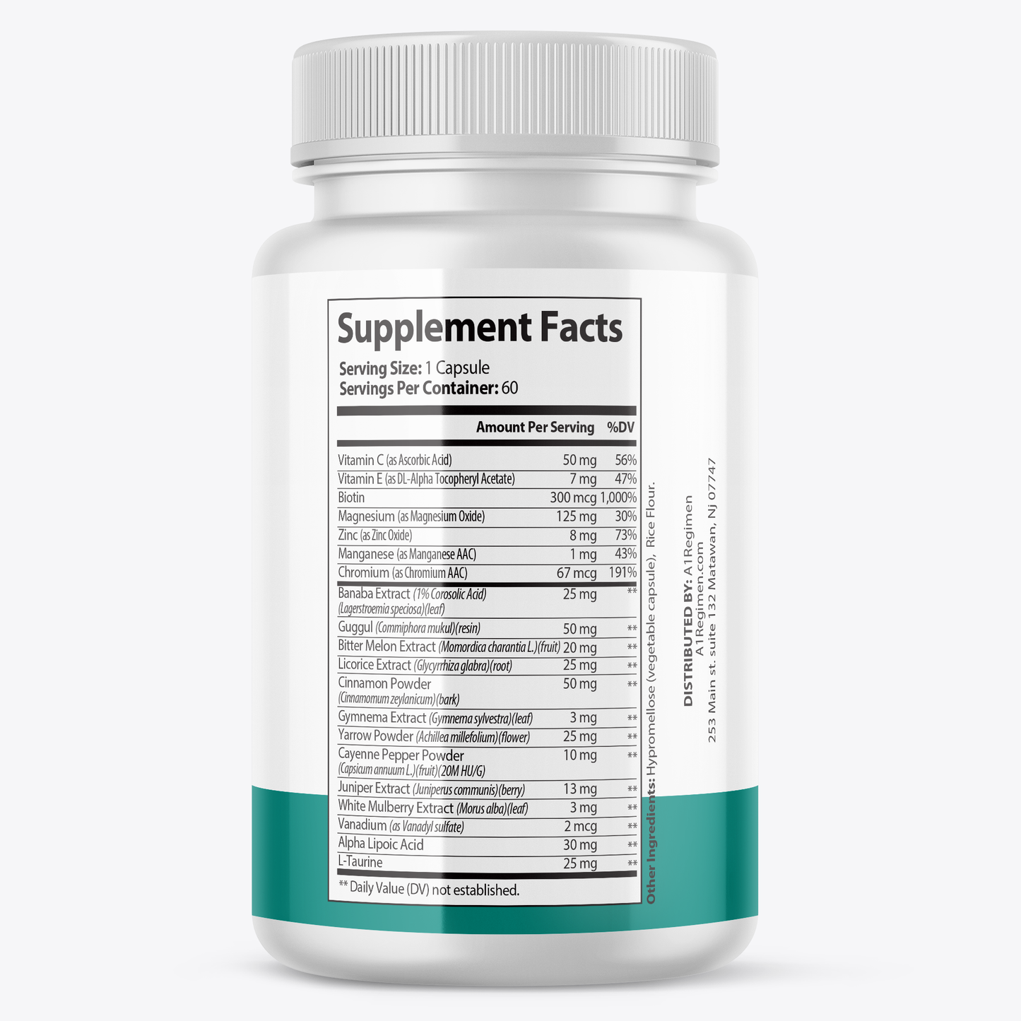 2 BOTTLES Sugar Balance Advanced Formula All Natural Blood Sugar Support Supplement 120 Caps