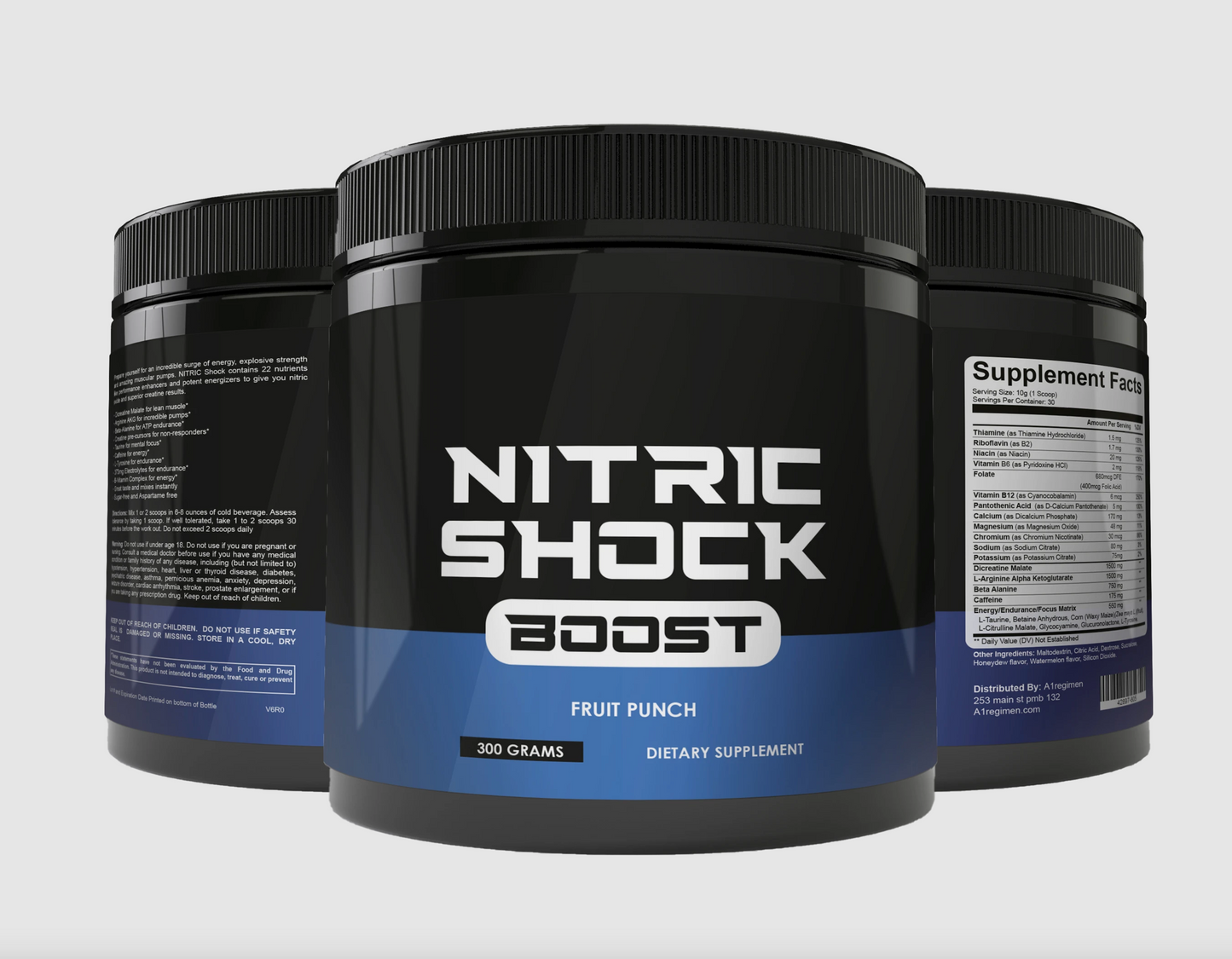 Nitric Boost Ultra Powder - Boost Energy and Support Active Lifestyles (1 Pack)