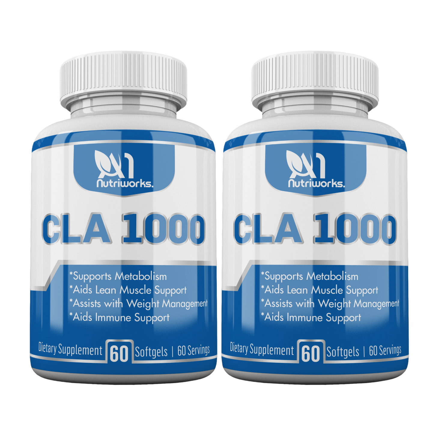 CLA 1000, Conjugated Linoleic Acid, Weight Loss Supplement, Metabolism Support, Stimulant-Free 2 Month Supply