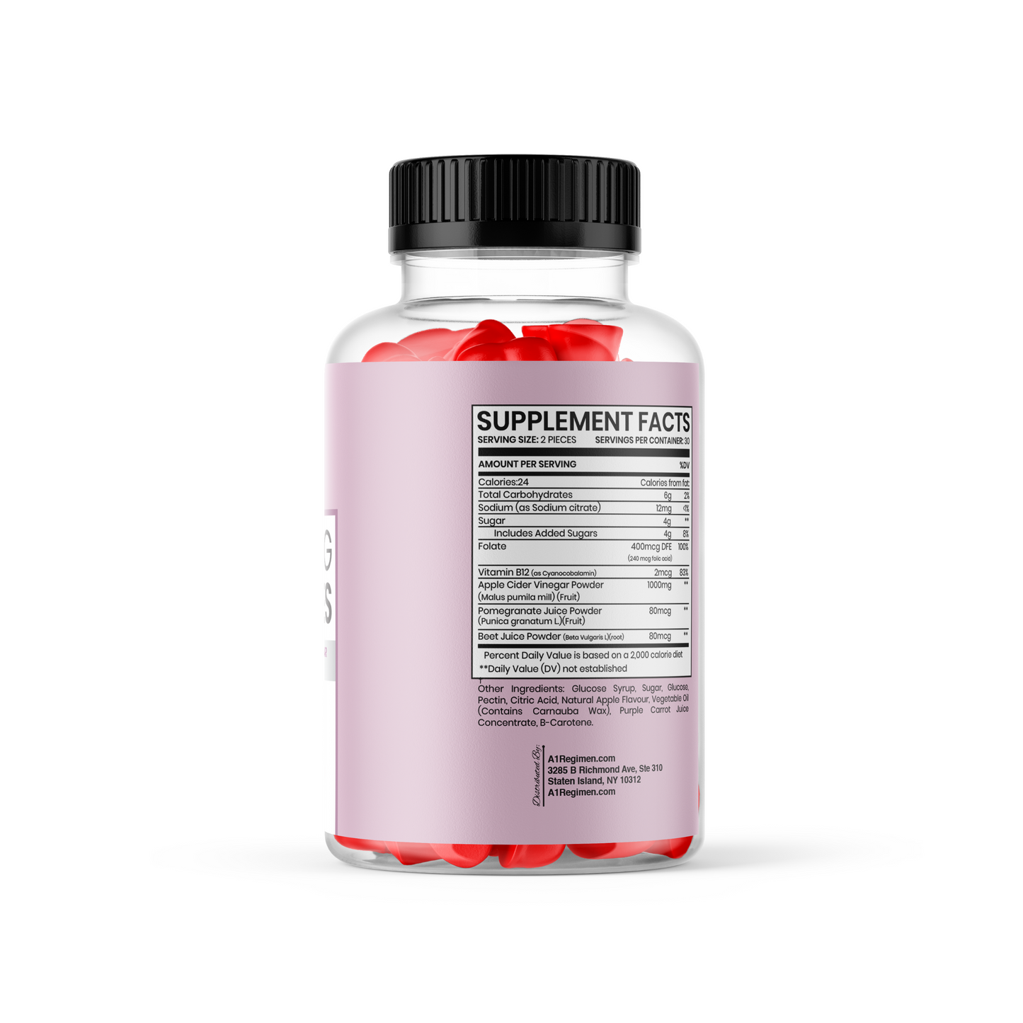 1 Month Supply Slimming Gummies ACV Advanced It Works Weight Loss Diet Formula