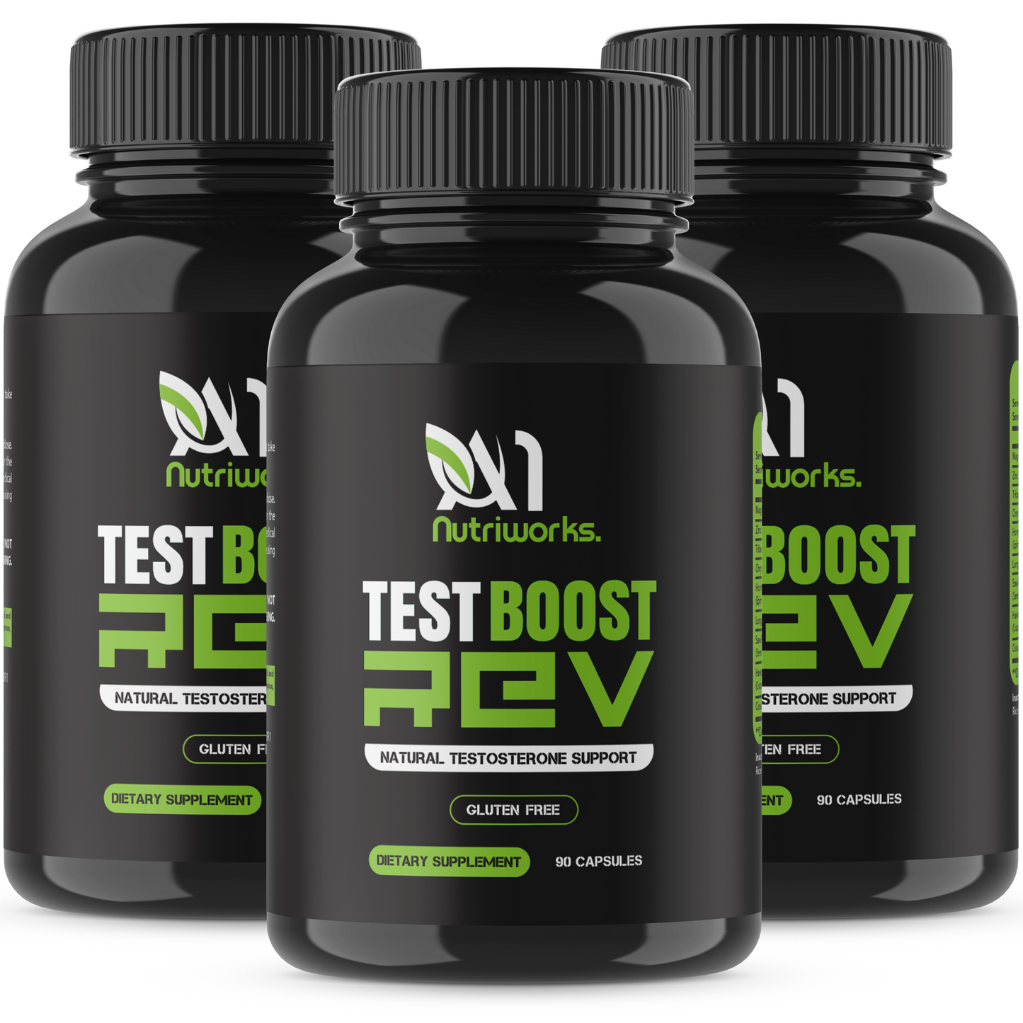 3 Month Supply - Test Boost Max REV - Maximum Performance Formula, Support Muscle and Strength