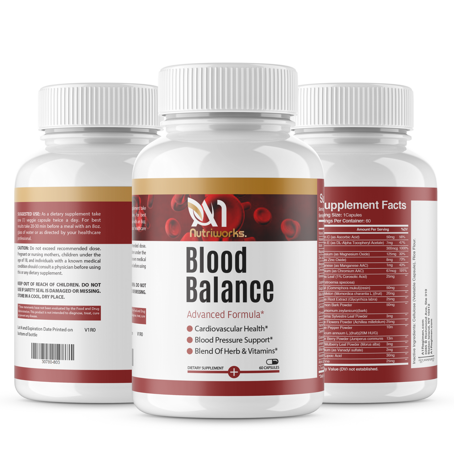 3 Month Supply Blood Balance Advanced Formula All Natural Blood Sugar Support Supplement