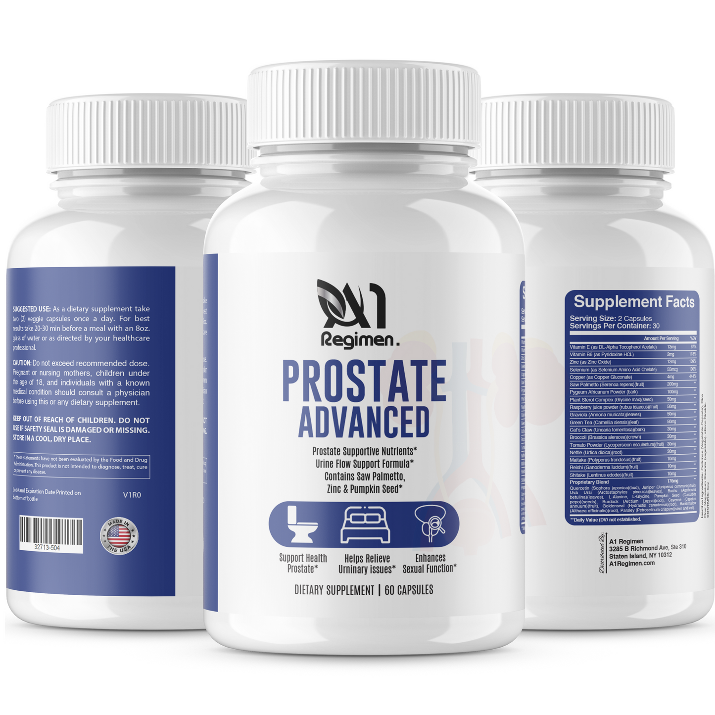 2 Month Supply - Advanced Prostate Formula - Prostate Health & Support