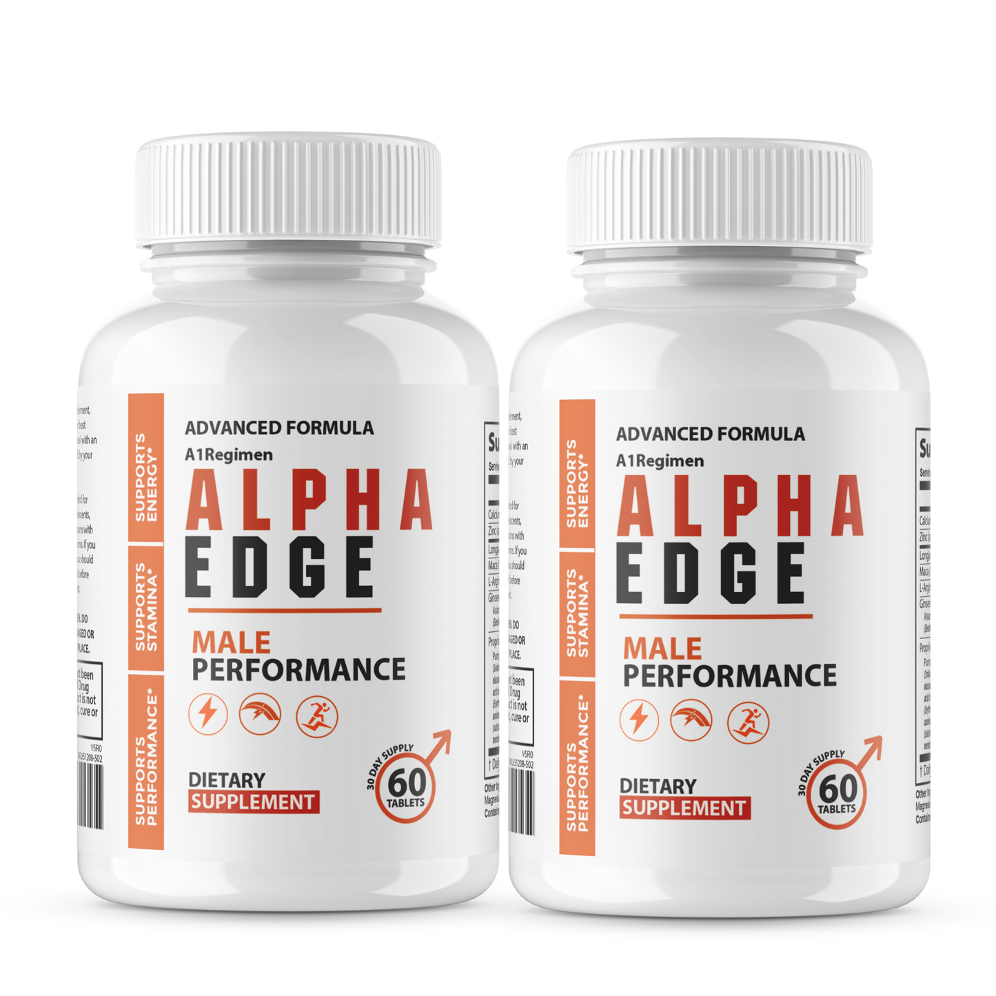 (2 Pack) Alpha Edge - Max Performance Male Supplement