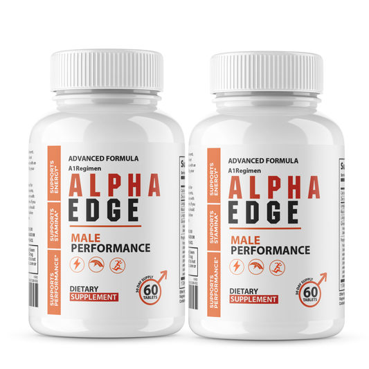 (2 Pack) Alpha Edge - Max Performance Male Supplement
