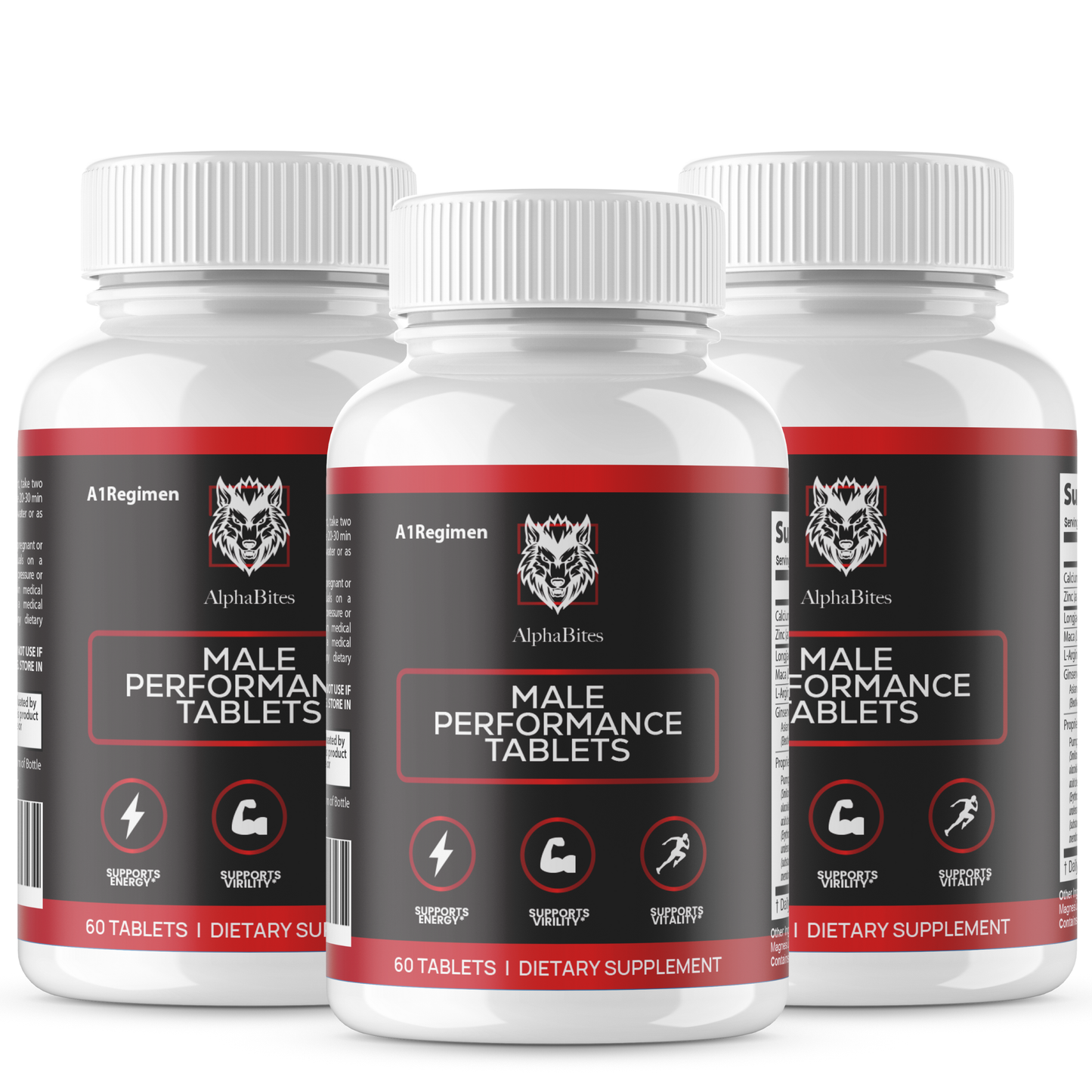 (3 Pack) Alpha Bites - Male Performance Max Enhancement