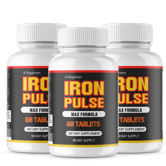 (3 Pack) Iron Pulse - Max Performance Male Supplement