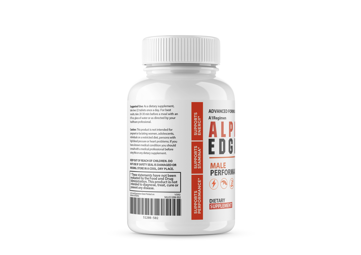 (2 Pack) Alpha Edge - Max Performance Male Supplement