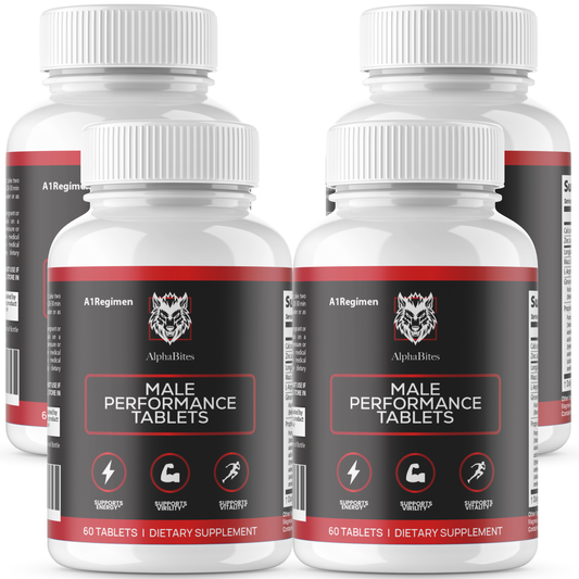 (4 Pack) Alpha Bites - Male Performance Max Enhancement