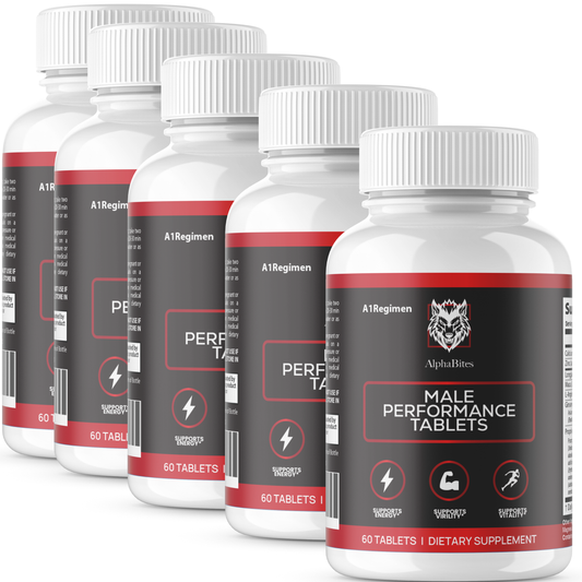 (5 Pack) Alpha Bites - Male Performance Max Enhancement