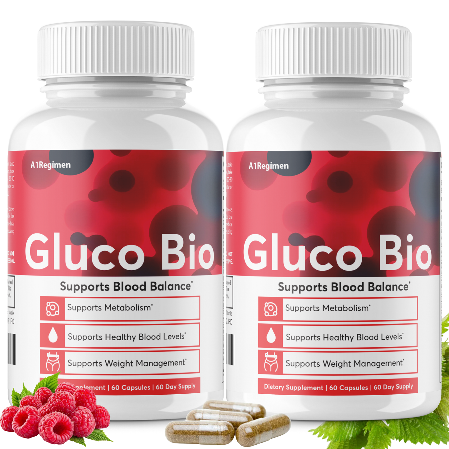 (2 PACK) GlucoBio -  Blood Support Optimizer