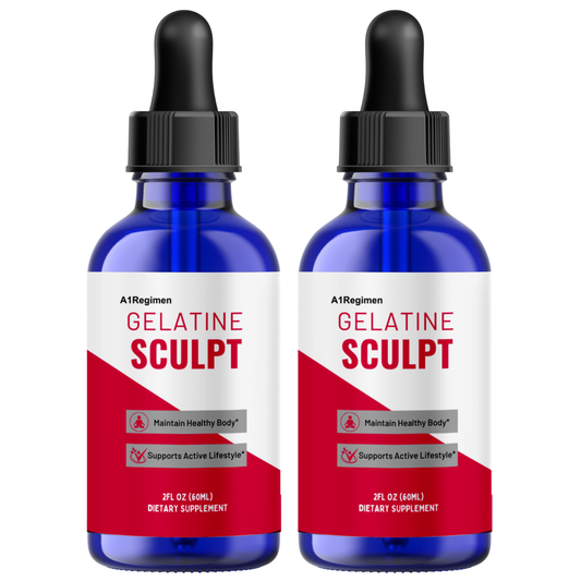 (2) Gelatine Sculpt Drops Official Liquid Premium Weight Support
