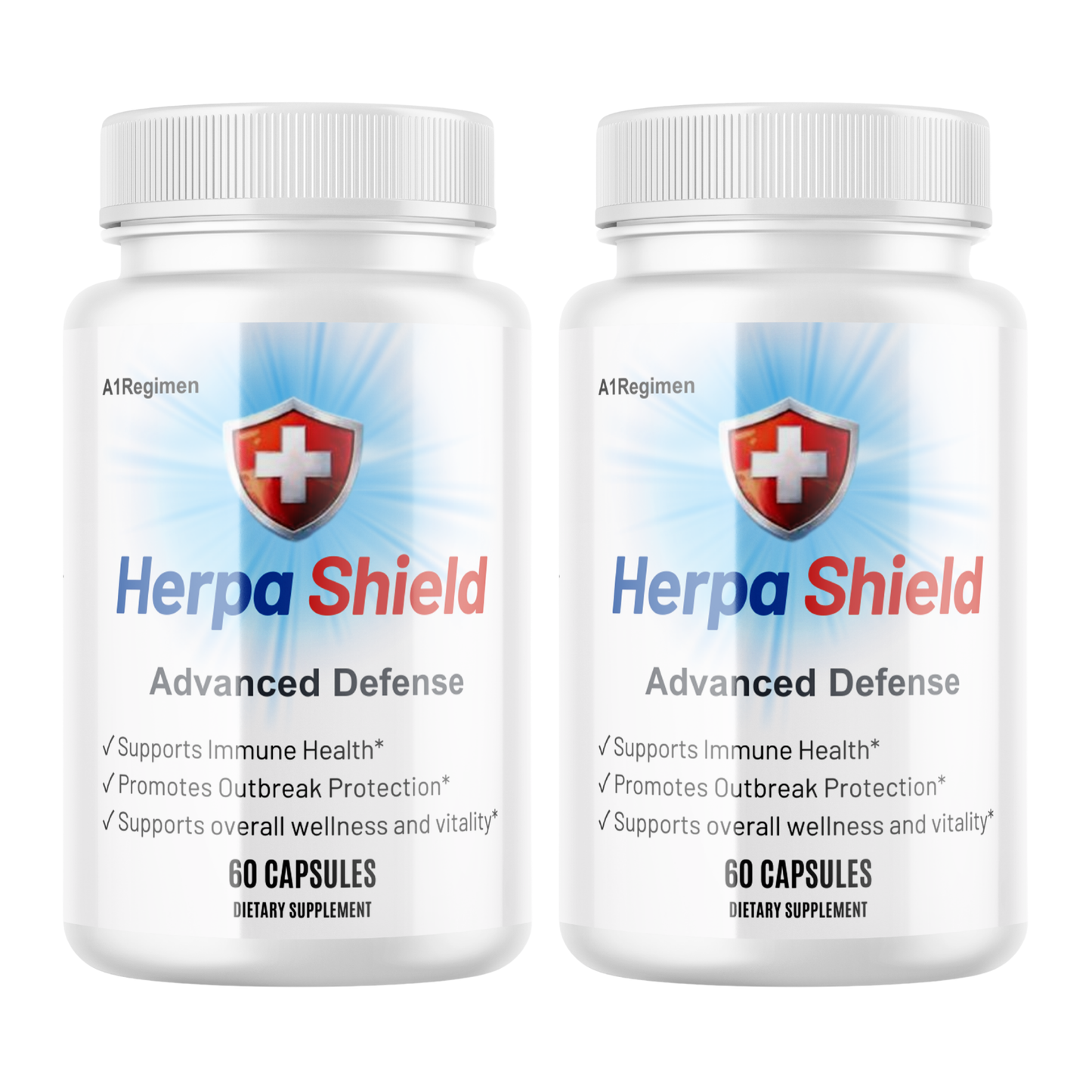(2) HerpaShield Viral Defense Outbreak Protection