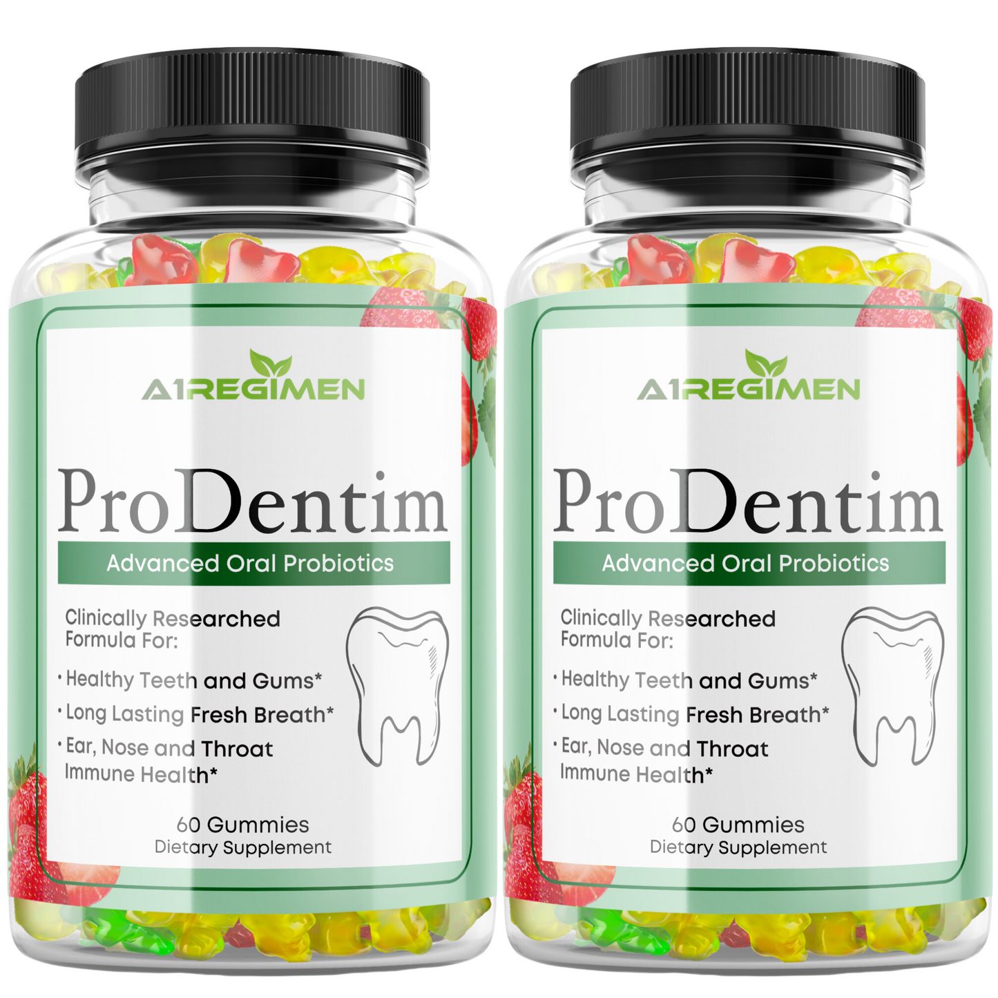 Prodentim for Gums and Teeth -3 Bottle Chewable Gummies - Prodentim Dental Health Formula Dental Supplement