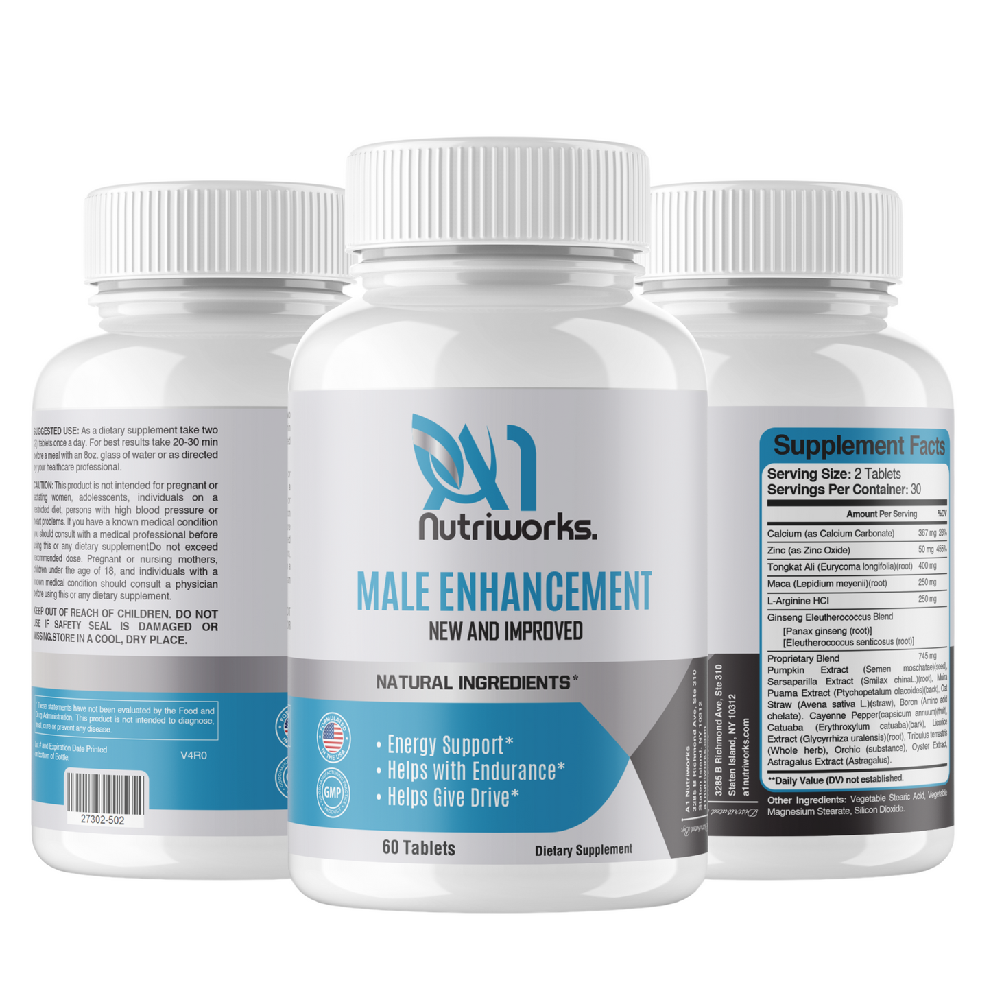 2x New Male Enhancement Supplement Enhancing Pills 2 Month Supply