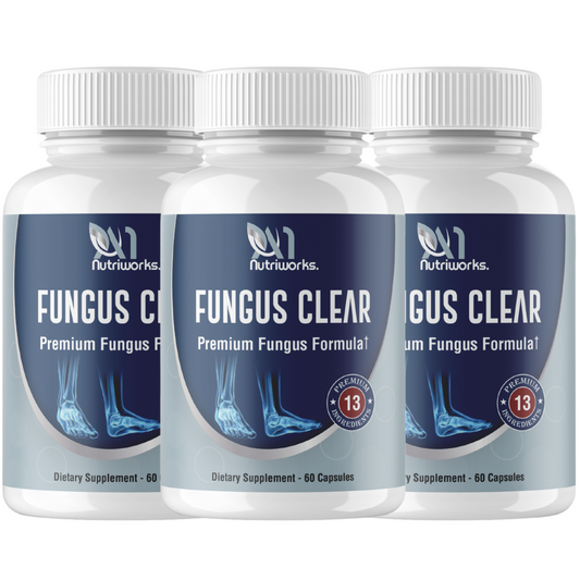 3 x Fungus Clear -  Premium Probiotic Fungus Blend 3 month supply