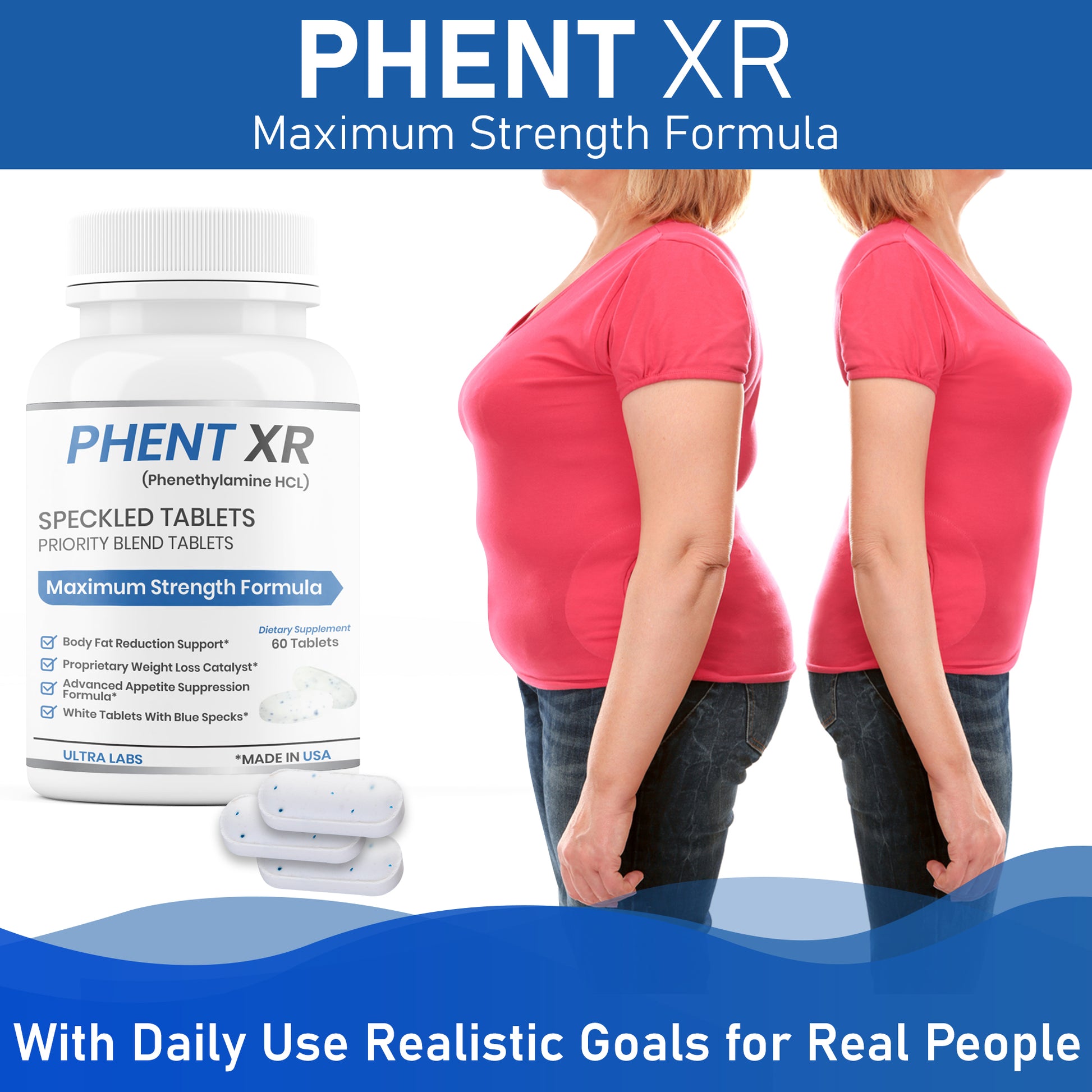 1 Month Supply Phent XR Weight Loss Slimming Diet Max Strength A1Regimen