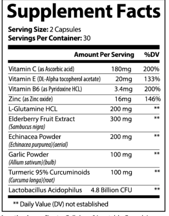 1 Month A1 Daily Immune High Strength Immune System Booster