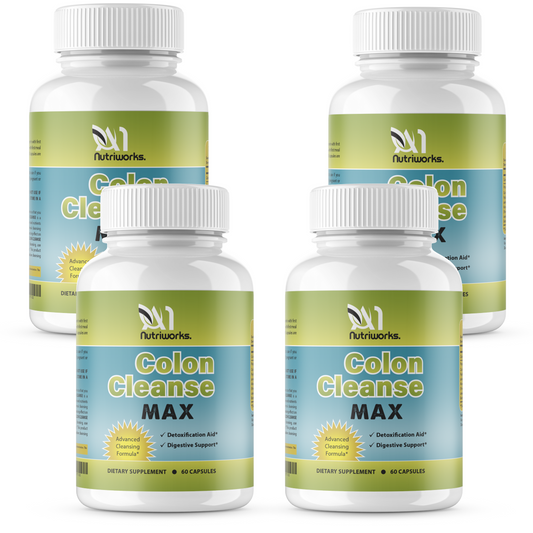 4 Month Supply Colon Cleanse Max Detox Cleanse All Natural