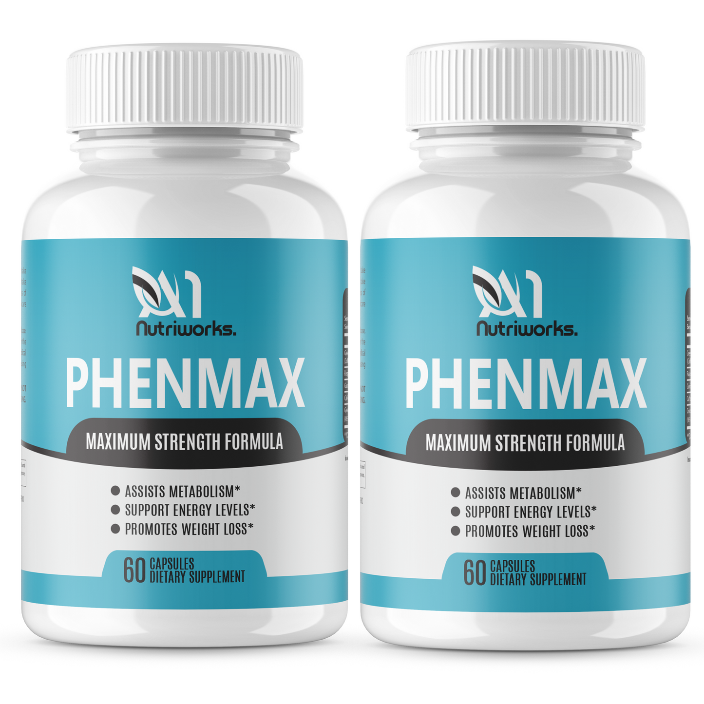 2 Bottles PhenMax Extra Strength Weight Loss Slimming Diet Supplement