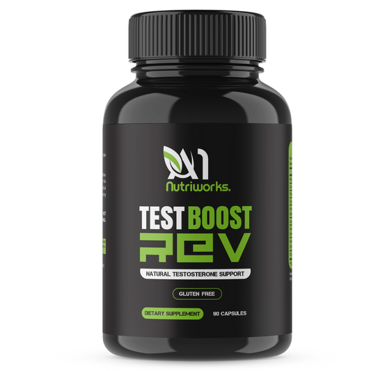 Test Boost Max REV -  Maximum Performance Formula, Support Muscle and Strength - 1 Month Supply